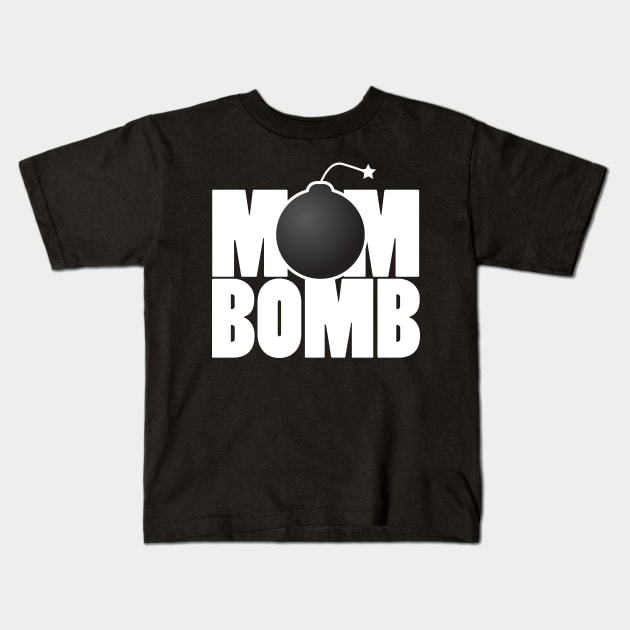 Mom Bomb Kids T-Shirt by TheFlying6